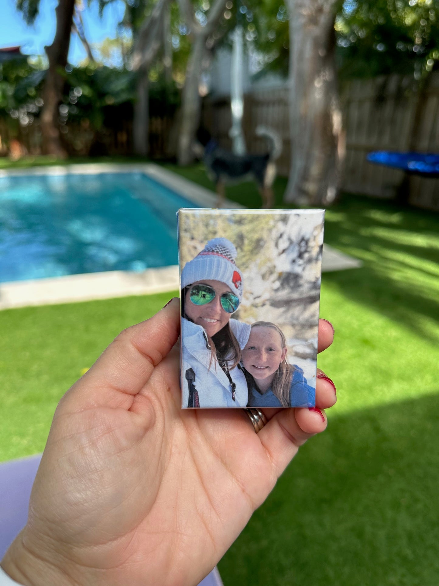 Twelve (12) Custom Refrigerator Magnets – Personalized Photo Magnets